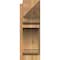 Ekena Millwork Olympic Rough Sawn Arts and Crafts Outlooker, Western Red Cedar, 8"W x 22"D x 22"H OUT08X22X22OLY03RWR - alternate 3